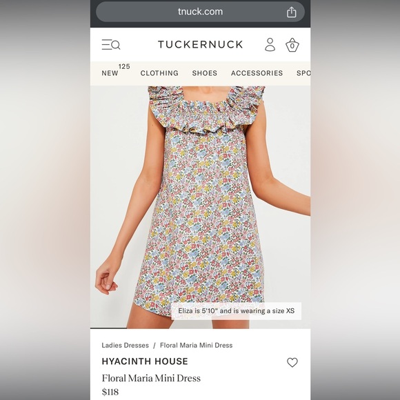 Hyacinth House floral mini dress - Picture 2 of 7